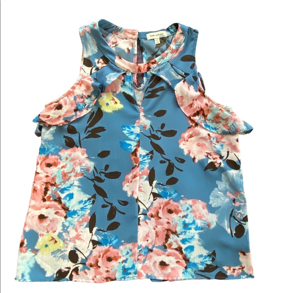 Faith and Joy Flower Top